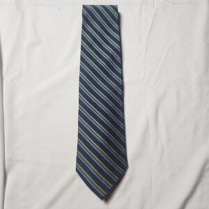 Brooks Brothers Mens Makers Textured Stripe Silk Tie Blue Purple